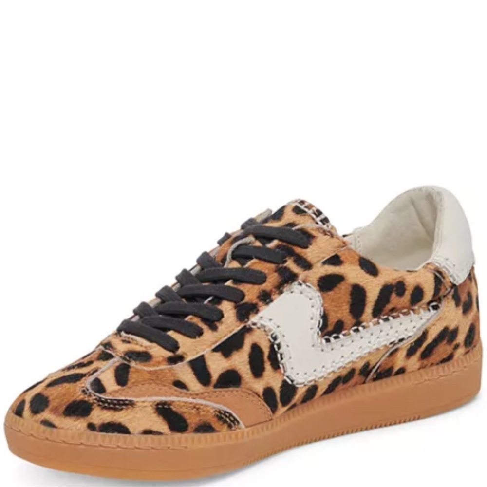 Dolce Vita Brown and White Sneakers with Retro Style